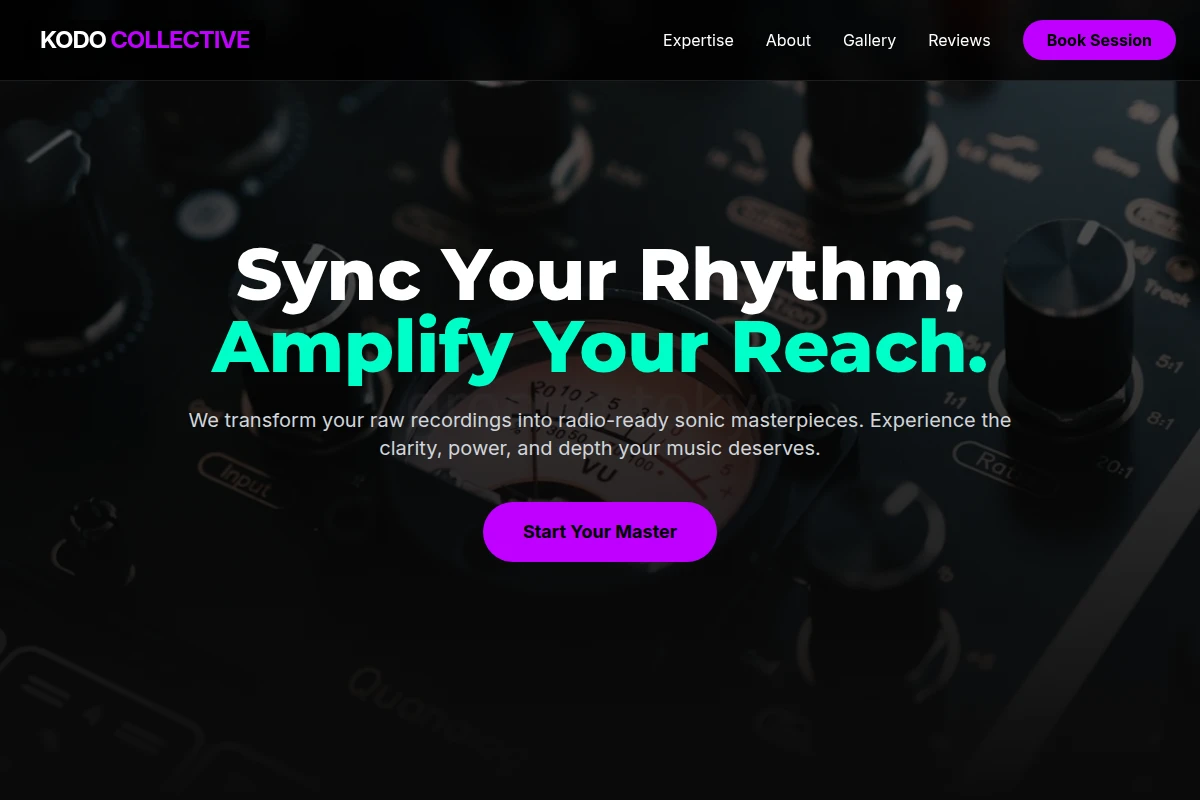 Reverb Audio Mastering