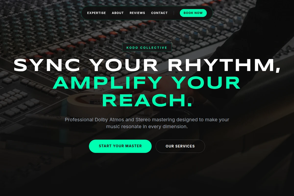 Atmos Audio Mastering