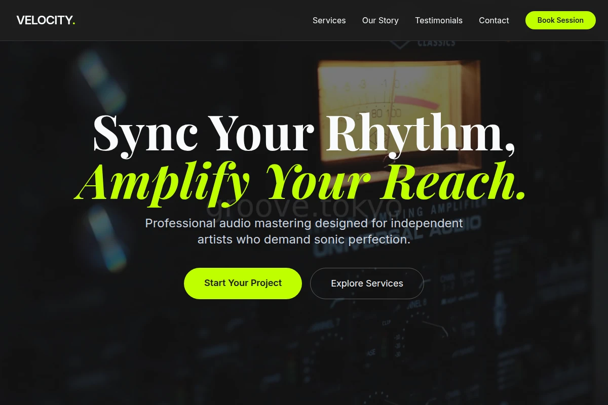Velocity Audio Mastering