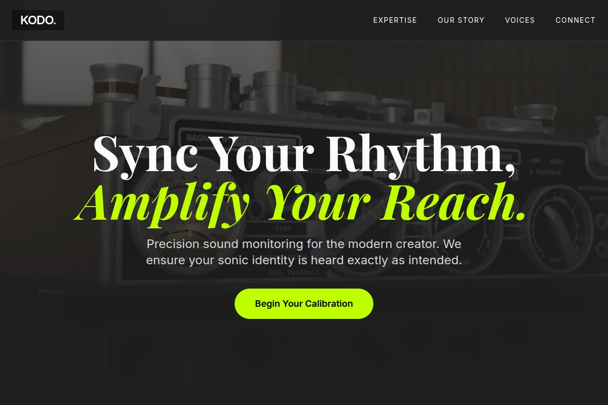 Synth Sound Monitoring